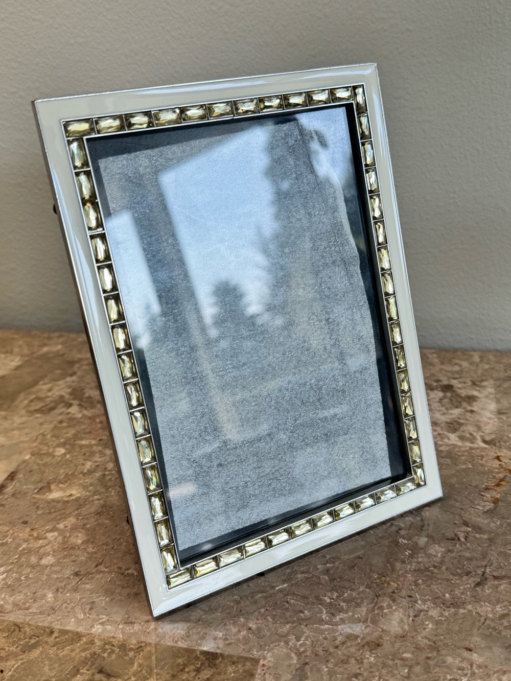 Elegant cream Embellished Picture Frame